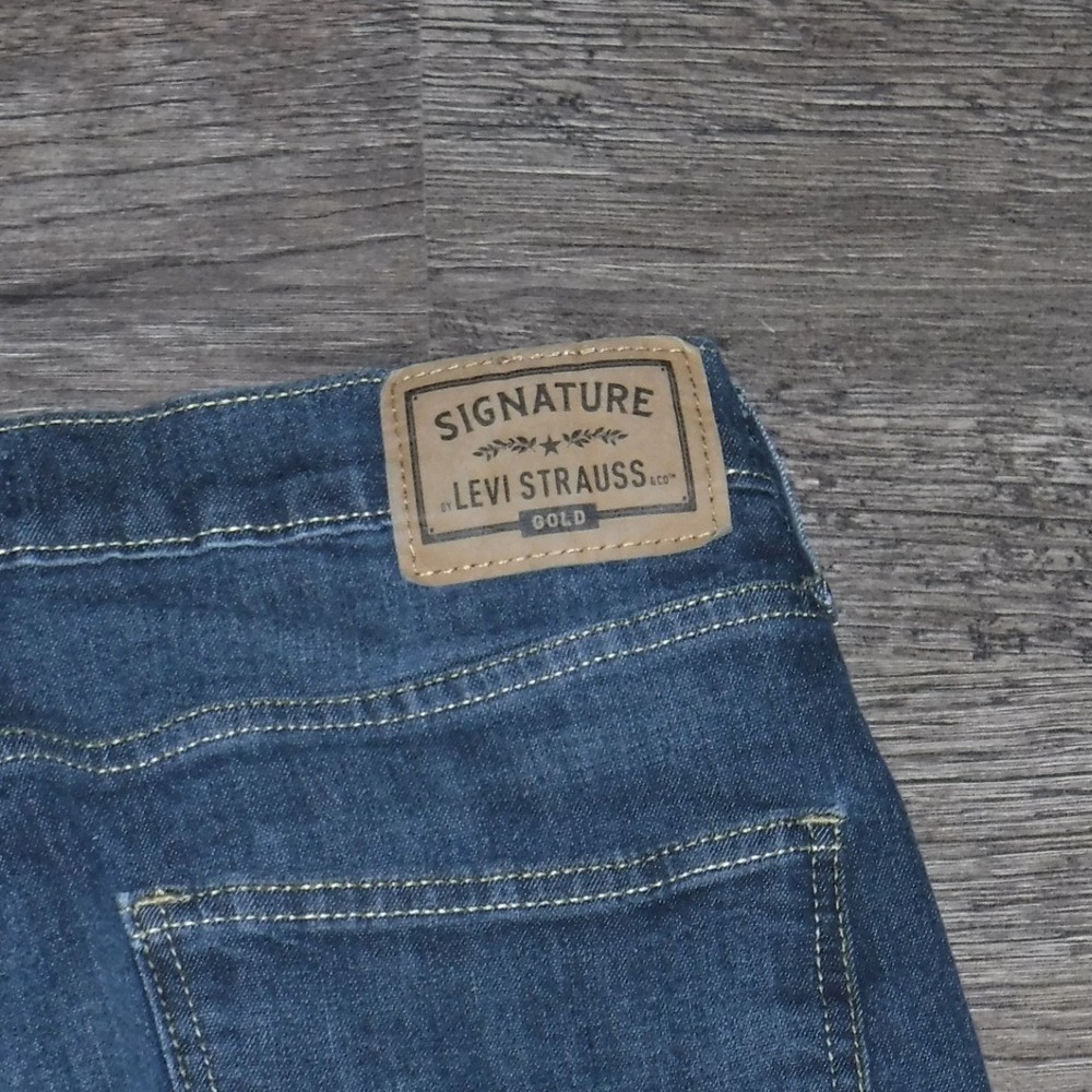 Levi Strauss Signature Gold Denim Shorts Mens Size 34 Blue Jeans Casual - Picture 6 of 6